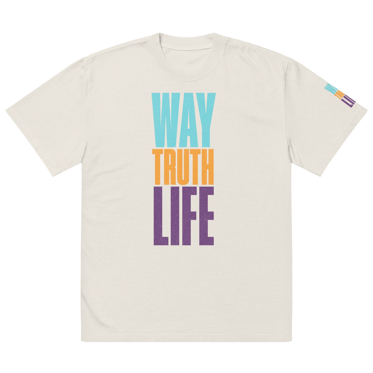 Way, Truth, Life Oversized Premium t-shirt